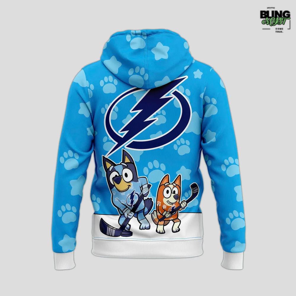 Tampa Bay Lightning Bluey Night 2026 Hoodie Tampa Bay Lightning Bluey Night 2026 Hoodie