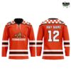 Tennessee Ice Hockey Chuck-A-Puck Uniform Orange Hockey Jersey 1 Tennessee Ice Hockey Chuck A Puck Uniform Orange Hockey Jersey 2
