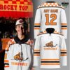 Tennessee Ice Hockey Chuck-A-Puck Uniform Orange Hockey Jersey Tennessee Ice Hockey Chuck-A-Puck Uniform Orange Hockey Jersey