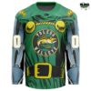 Toledo Walleye 2025 Marvel Doctor Doom Limited Edition Hockey Jersey 1 Toledo Walleye 2025 Marvel Doctor Doom Limited Edition Hockey Jersey 2
