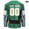 Toledo Walleye 2025 Marvel Doctor Doom Limited Edition Hockey Jersey 2 Toledo Walleye 2025 Marvel Doctor Doom Limited Edition Hockey Jersey 3