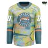 Toledo Walleye Margaritaville Night Special Edition Hockey Jersey 2