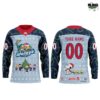 Toledo Walleye Peanuts Christmas Charlie Brown 2025 Hockey Jersey 2