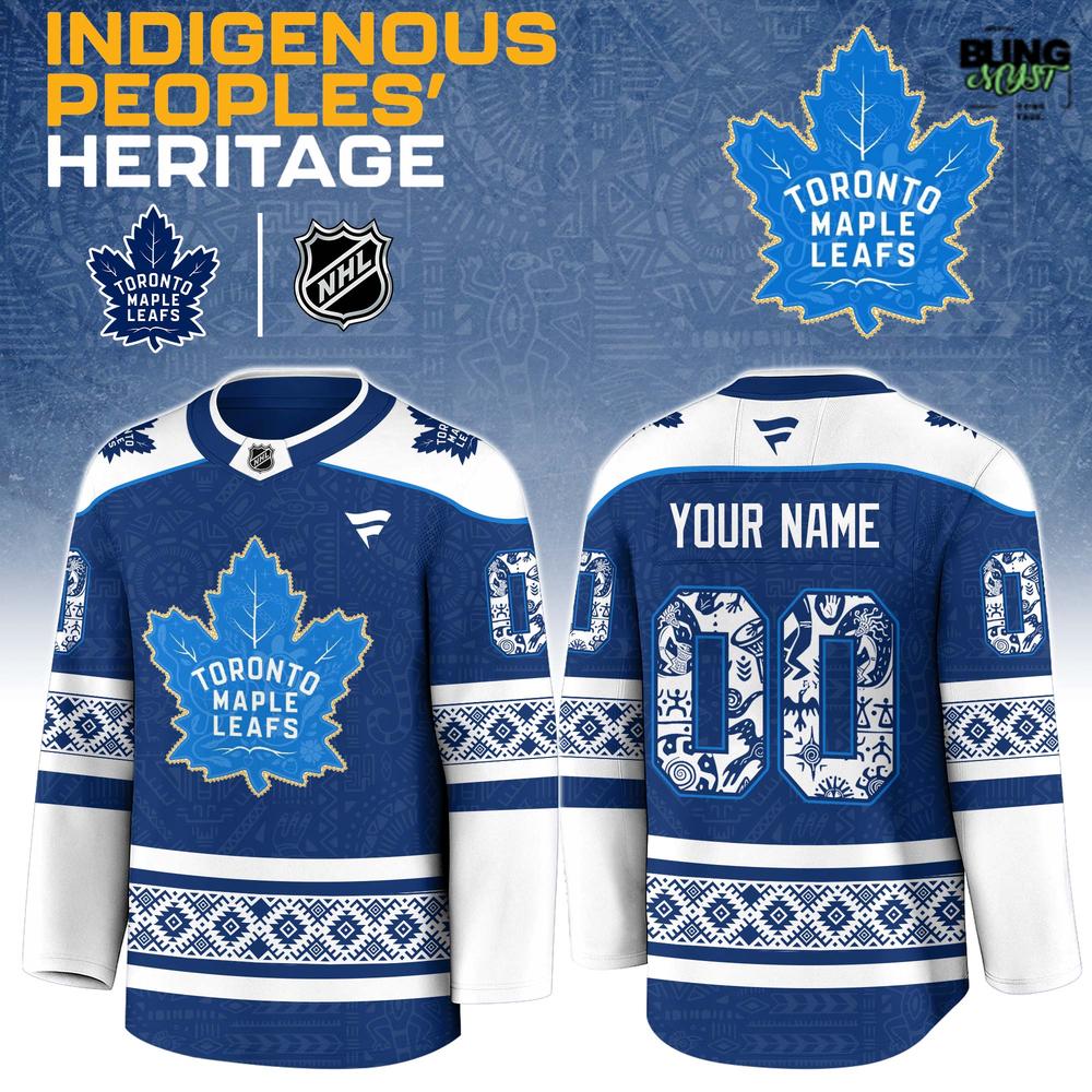 Toronto Maple Leafs Indigenous People Heritage 2026 Hockey Jersey Toronto Maple Leafs Indigenous People Heritage 2026 Hockey Jersey
