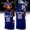 UConn Huskies CONNECTICUT Navy Blue Basketball Jersey