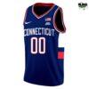 UConn Huskies CONNECTICUT Navy Blue Basketball Jersey 1 UConn Huskies CONNECTICUT Navy Blue Basketball Jersey 2