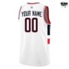 UConn Huskies CONNECTICUT White Basketball Jersey 2 UConn Huskies CONNECTICUT White Basketball Jersey 3