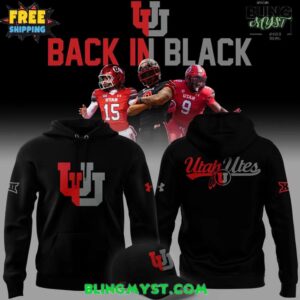 Utah Utes Back In Black 2025 Limited Edition Hoodie