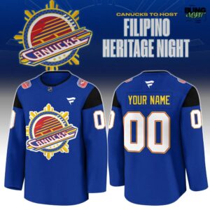 Vancouver Canucks Filipino Heritage Night 2026 Hockey Jersey