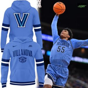 Villanova Wildcats Basketball Light Blue 2026 Hoodie