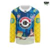 Waterloo Black Hawks SpongeBob Squarepants Special Hockey Jersey 2