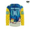 Waterloo Black Hawks SpongeBob Squarepants Special Hockey Jersey 3