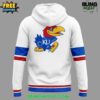 White Kansas Jayhawks Basketball Throwback 2025 Special Hodie 2