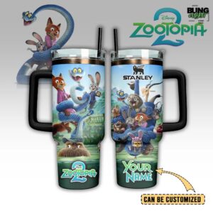 Zootopia 2 Custom Stanley Tumbler Cup