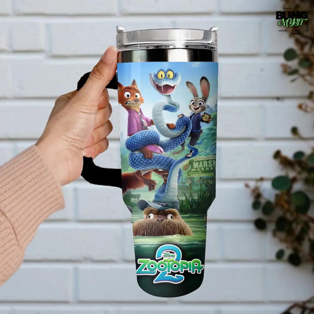 Zootopia 2 Custom Stanley Tumbler Cup Zootopia 2 Custom Stanley Tumbler Cup