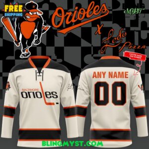 Baltimore Orioles Ledo Pizza 2026 Hockey Jersey