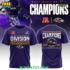 Baltimore Ravens 2025 AFC North Division Champions Profestional T-Shirt