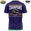 Baltimore Ravens 2025 AFC North Division Champions Profestional T Shirt 3
