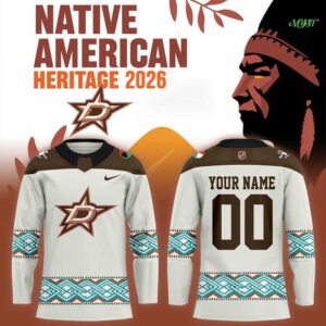 Dallas Stars Native American Heritage Night 2026 Hockey Jersey