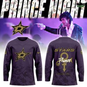 Dallas Stars Prince Rogers Nelson Night 2026 Hockey Jersey