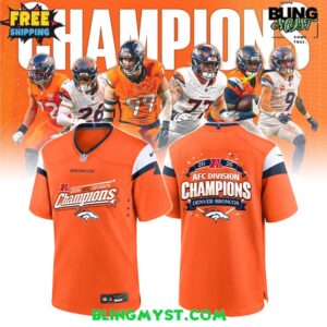 Denver Broncos AFC Division Champions 2026 Fan Football Jersey