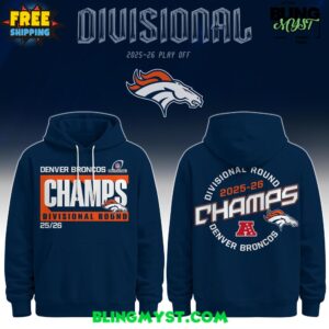 Denver Broncos Divisional 2025-2026 Playoffs NFL Hoodie