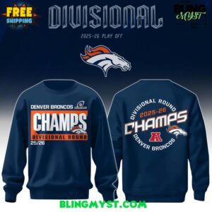Denver Broncos Divisional 2025-2026 Playoffs NFL Sweatshirt