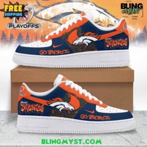 Denver Broncos “Go Broncos” NFL Playoffs 2026 Limited Air Force 1