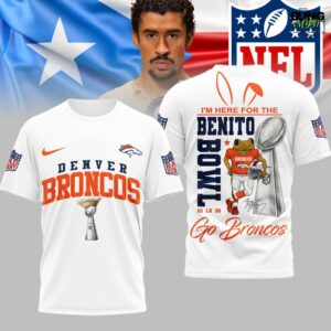 Denver Broncos NFL Benito Bowl 2026 Super Bowl T-Shirt