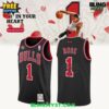 Derrick Rose In Your Heart Chicago Bulls Basketball Jersey 4
