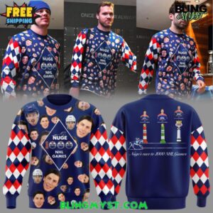 Edmonton Oilers 1000 NHL Games Limited Edition Sweatshirt