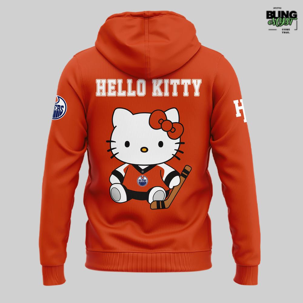 Edmonton Oilers Hello Kitty Night 2026 Hoodie Edmonton Oilers Hello Kitty Night 2026 Hoodie