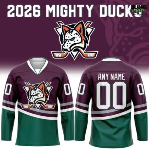 Fayetteville Marksmen Mighty Ducks Night 2026 Hockey Jersey