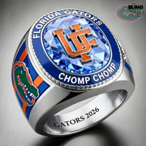 Florida Gators Chomp Chomp 2026 Diamond Engraved Rings