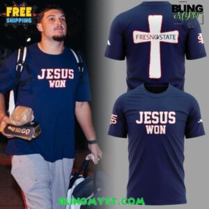 Fresno State Bulldogs Jesus Won Special Edition T-Shirt