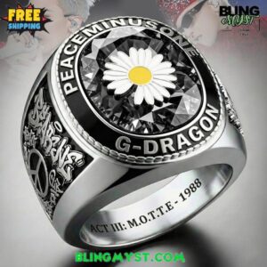 G-Dragon Peaceminusone Limited Diamond Ring
