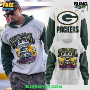 Green Bay Packers Golden Boy Super Bowl 2026 Sweatshirt