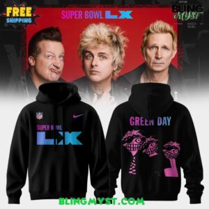 Green Day Super Bowl LX NFL Hoodie