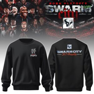 Houston Texans Swarm City 2025 Playoffs Limited Edition Hoodie