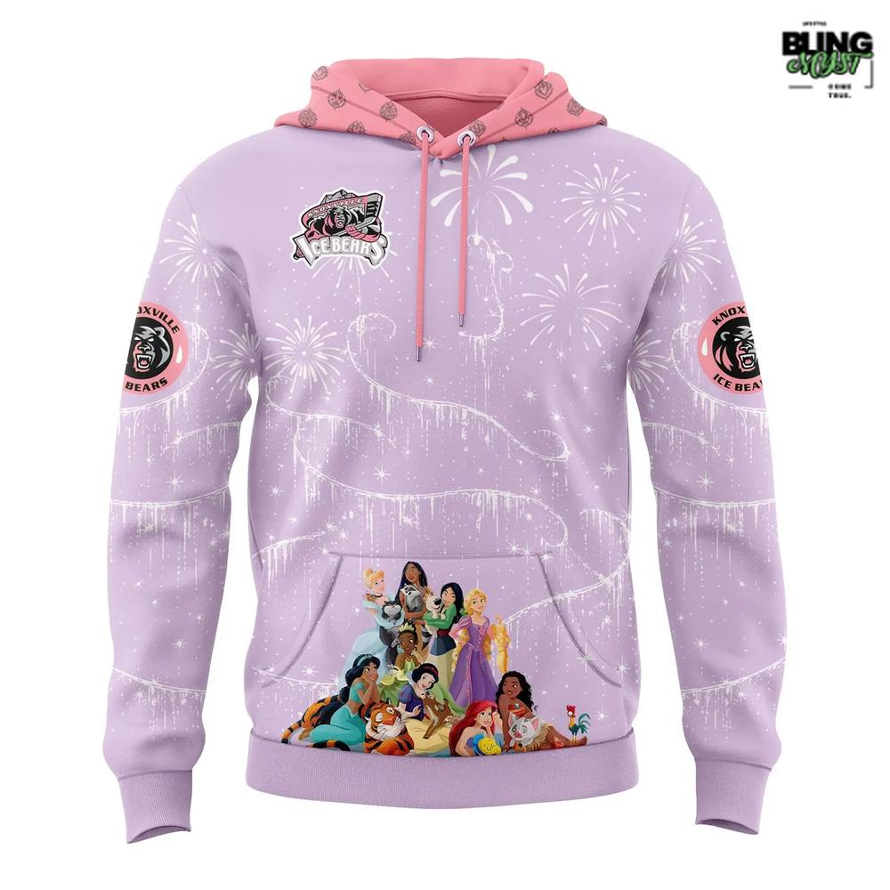Knoxville Ice Bears Pucks & Princesses Special Edition Hoodie Knoxville Ice Bears Pucks & Princesses Special Edition Hoodie