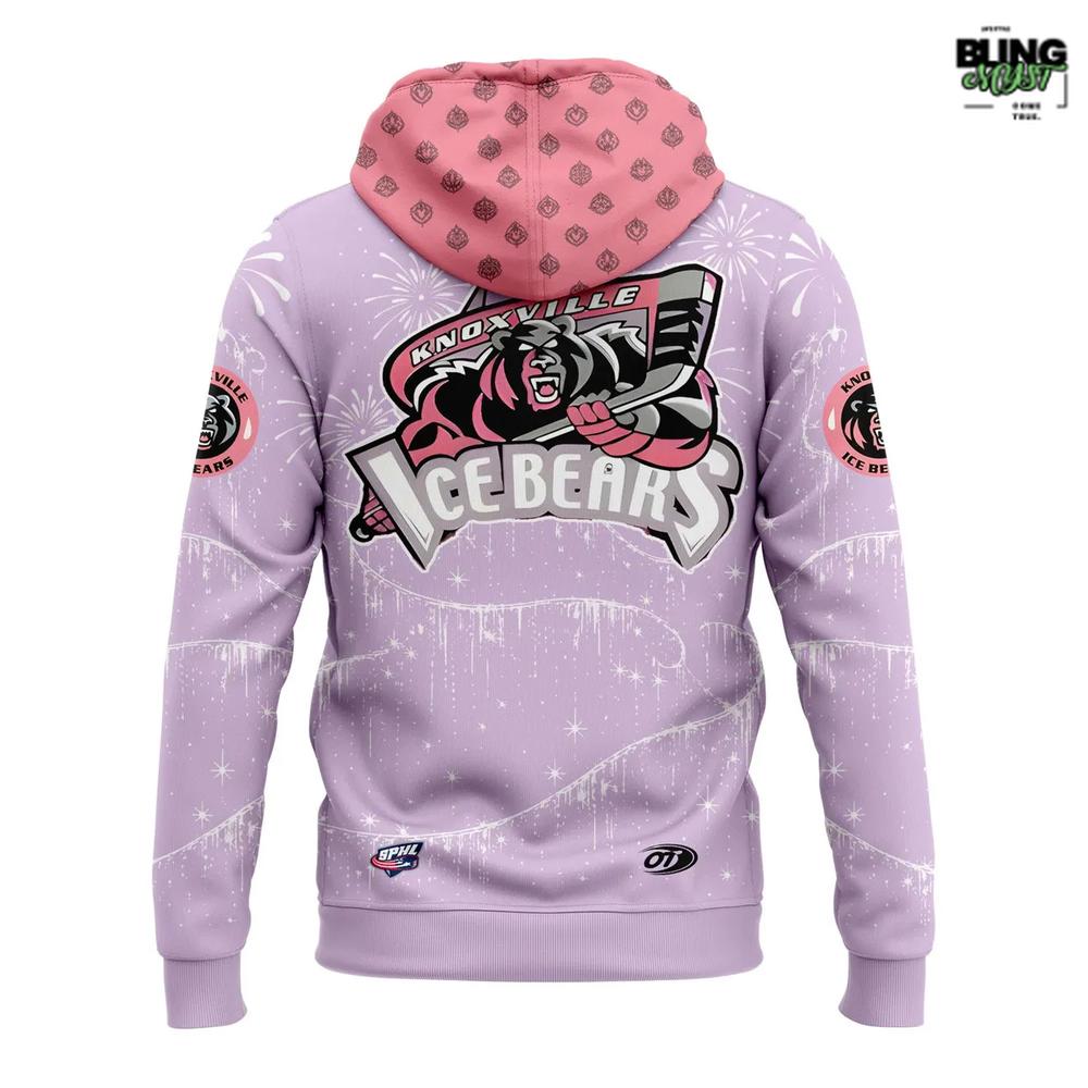 Knoxville Ice Bears Pucks & Princesses Special Edition Hoodie Knoxville Ice Bears Pucks & Princesses Special Edition Hoodie