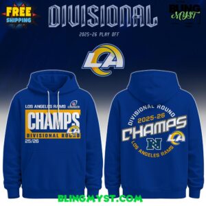 Los Angeles Rams Divisional 2025-2026 Play Off NFL Hoodie
