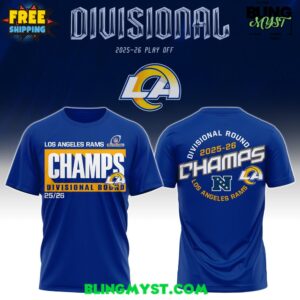 Los Angeles Rams Divisional 2025-2026 Playoffs NFL T-Shirt