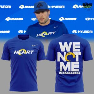 Los Angeles Rams Heart 2026 We Not Me T-Shirt