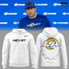 Los Angeles Rams Heart Logo 2026 Hoodie 3
