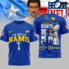 Los Angeles Rams NFL Benito Bowl 2026 Super Bowl T Shirt 3