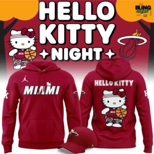 Miami Heat Hello Kitty Night 2026 Pro Hoodie