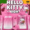 Miami Heat Hello Kitty Night 2026 Pro Hoodie 4