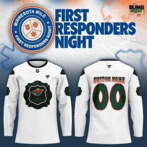 Minnesota Wild First Responders Night 2026 Hockey Jersey
