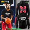 Nebraska Huskers Jesus Won 2026 Hoodie 1